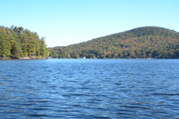 Hillsborough, NH - Pierce Lake and Mountain - Fall